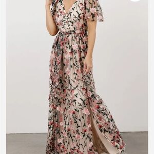 Size XL NWT Baltic Born Marseille Rose Garden Maxi Dress